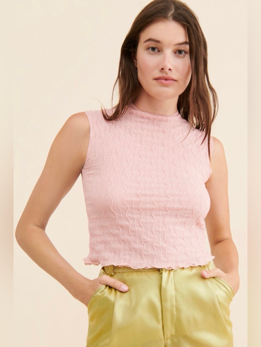 find me now ross blush tank